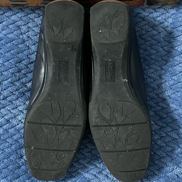 Bella Vita sz 9.5 black leather suede small wedge slip on EUC comfortable shoes - Picture 10 of 10